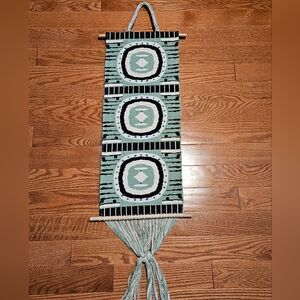 Tapestry woven wall art